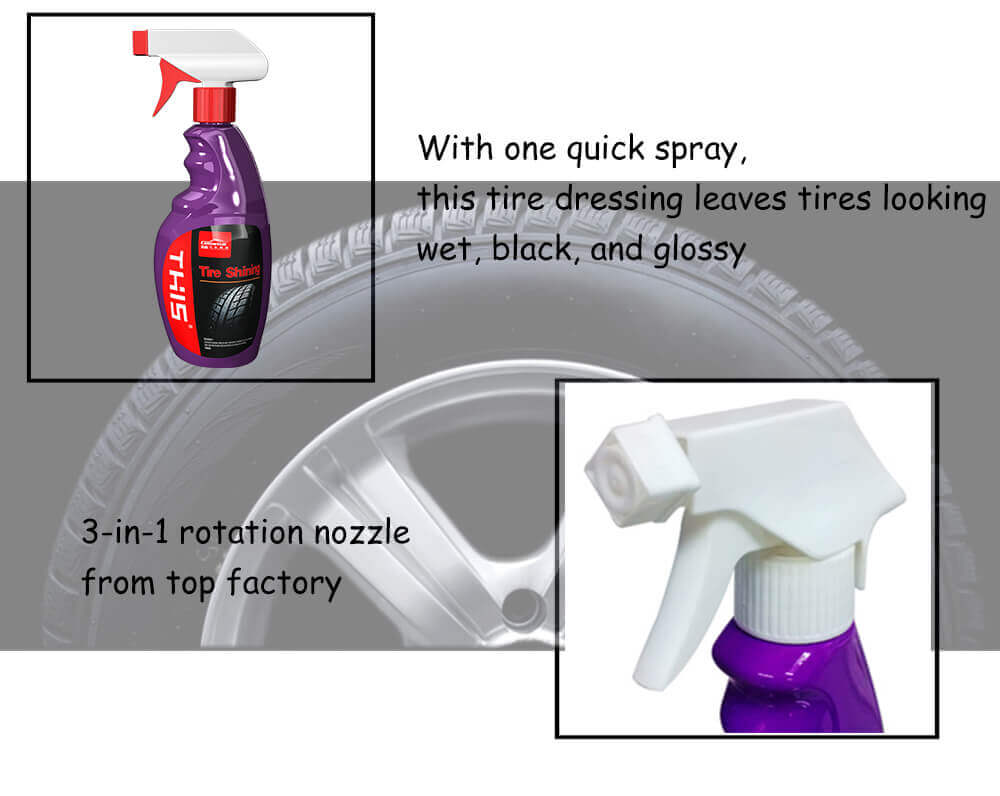 Manufacturer Gloss Liquid Tire Cleaner Aerosol Spray Professional Polishing Tire  Shine - China Tyre Foam Cleaner Spray, Car Cleaner