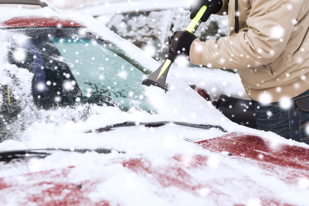 snow car washing