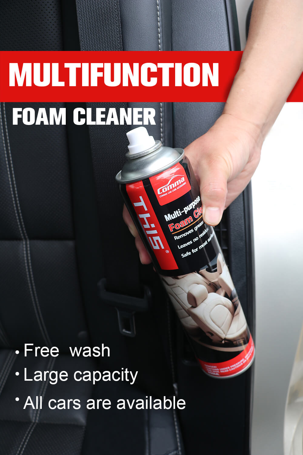 Car Cleaning All Purpose Foamy Spray Cleaner - China Spray Foam Cleaner,  All Purpose Foam Cleaner
